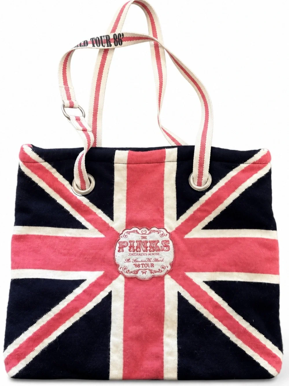 Victoria’s Secret “The Pinks Love & Rock N Roll Around The World ‘86 Tour Tote